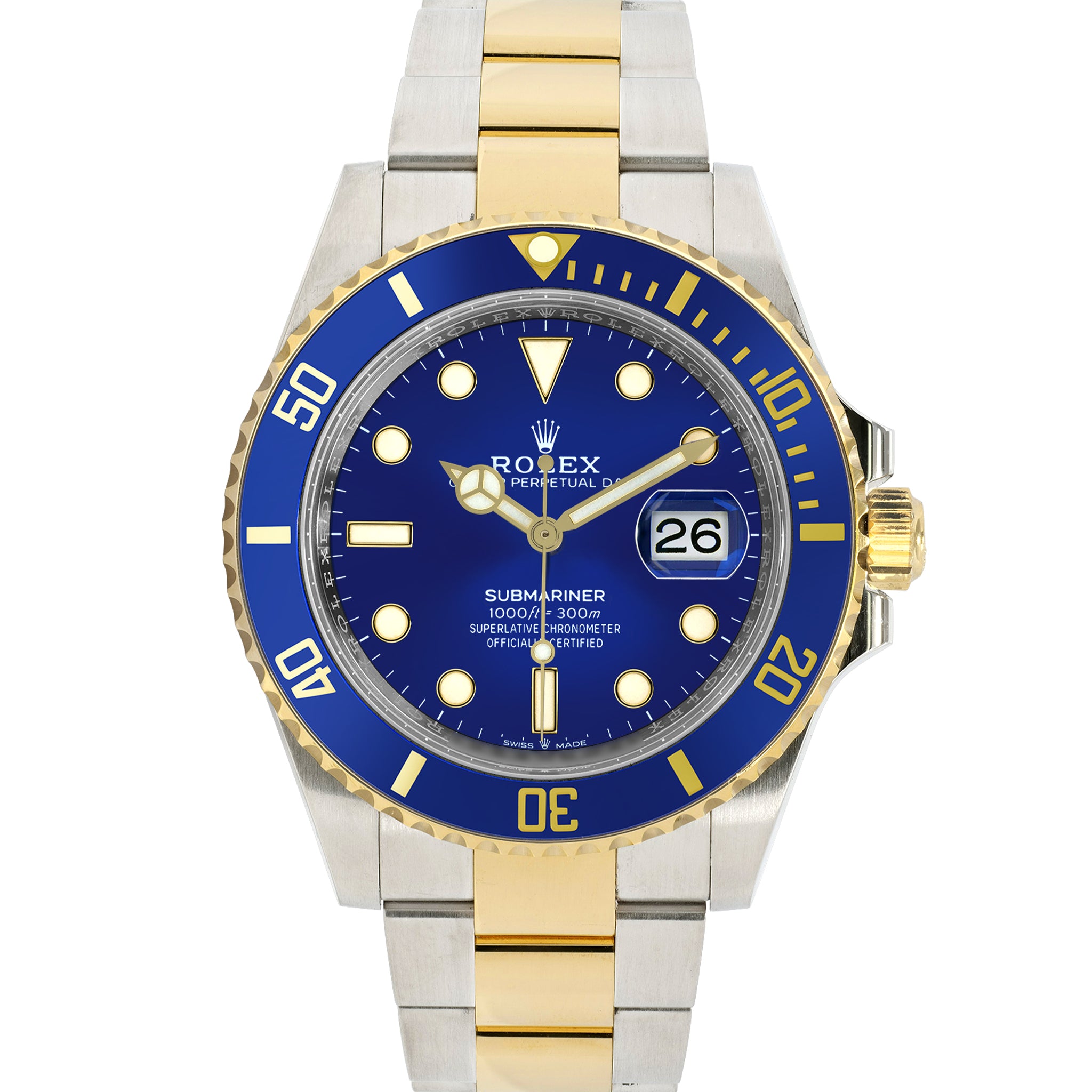 Rolex Submariner 126613 - Shop 40mm Two-Tone Submariner Watches – WatchGuys