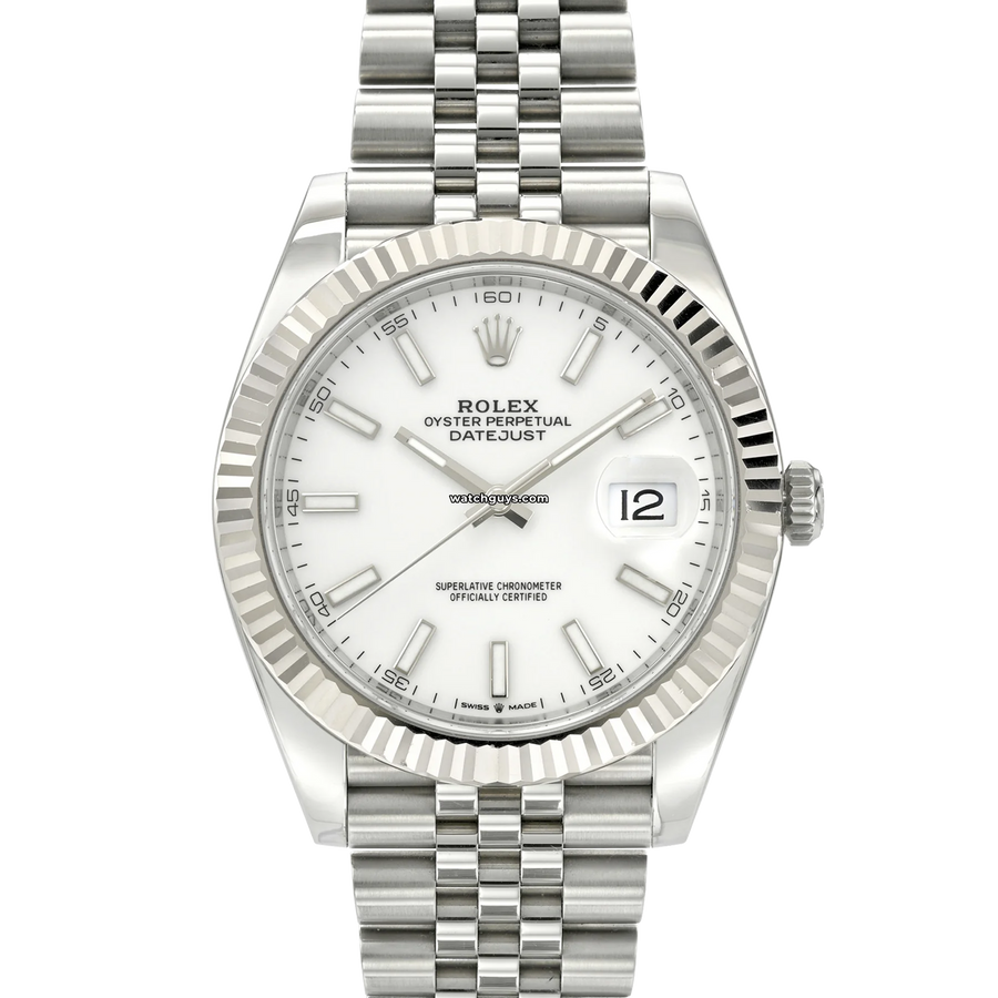 Rolex Datejust 126334 White Jubilee Watches