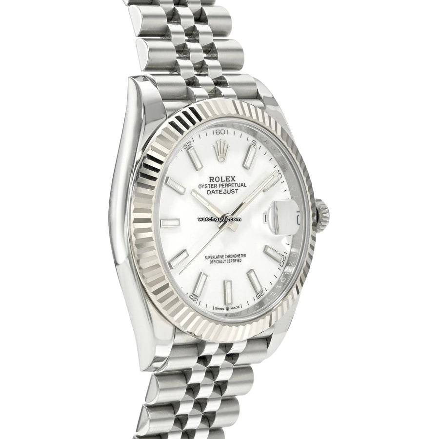 Rolex Datejust 126334 White Jubilee Watches