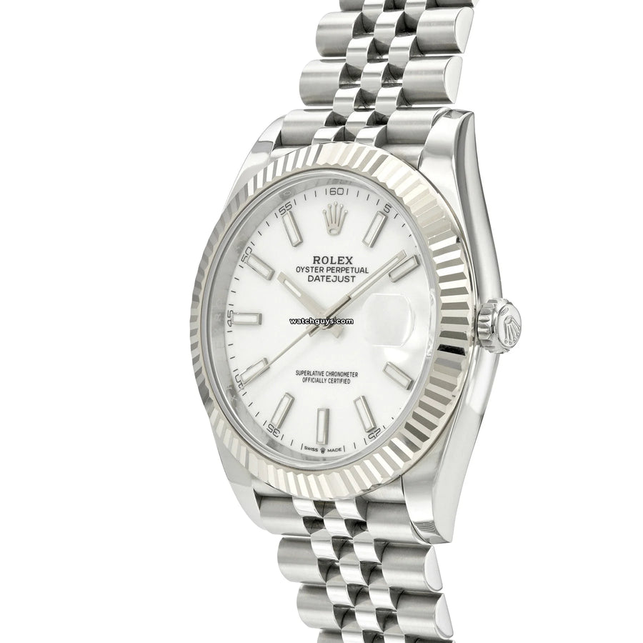 Rolex Datejust 126334 White Jubilee Watches