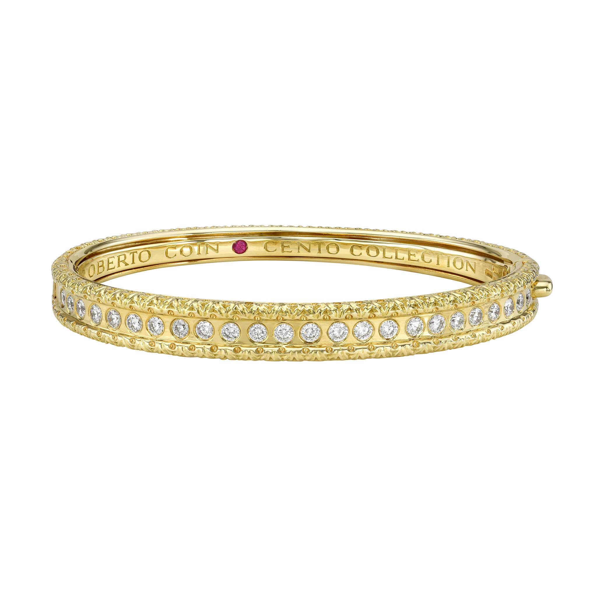 Roberto Coin Cento Diamond Bracelet 18K Yellow Gold – WatchGuys