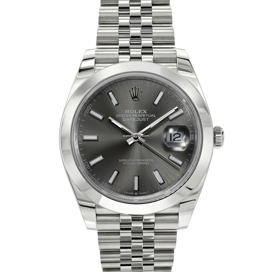 Rolex Datejust 126300 Rhodium Jubilee Watches