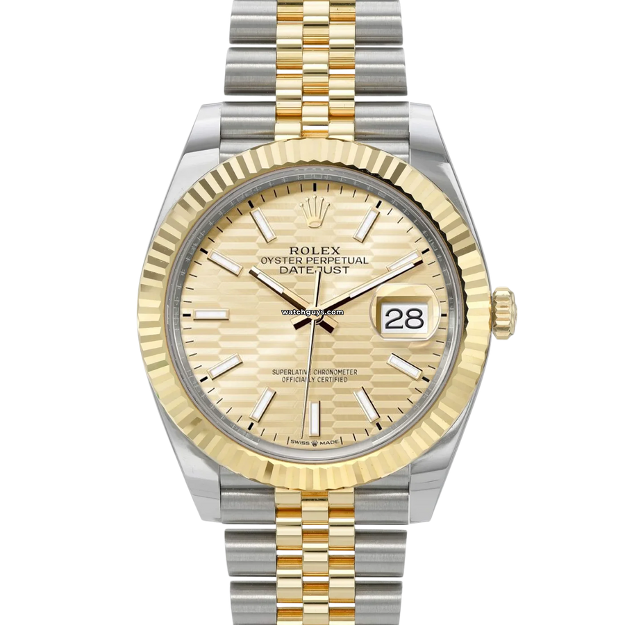 Rolex Datejust 126333 Champagne Motif Watches