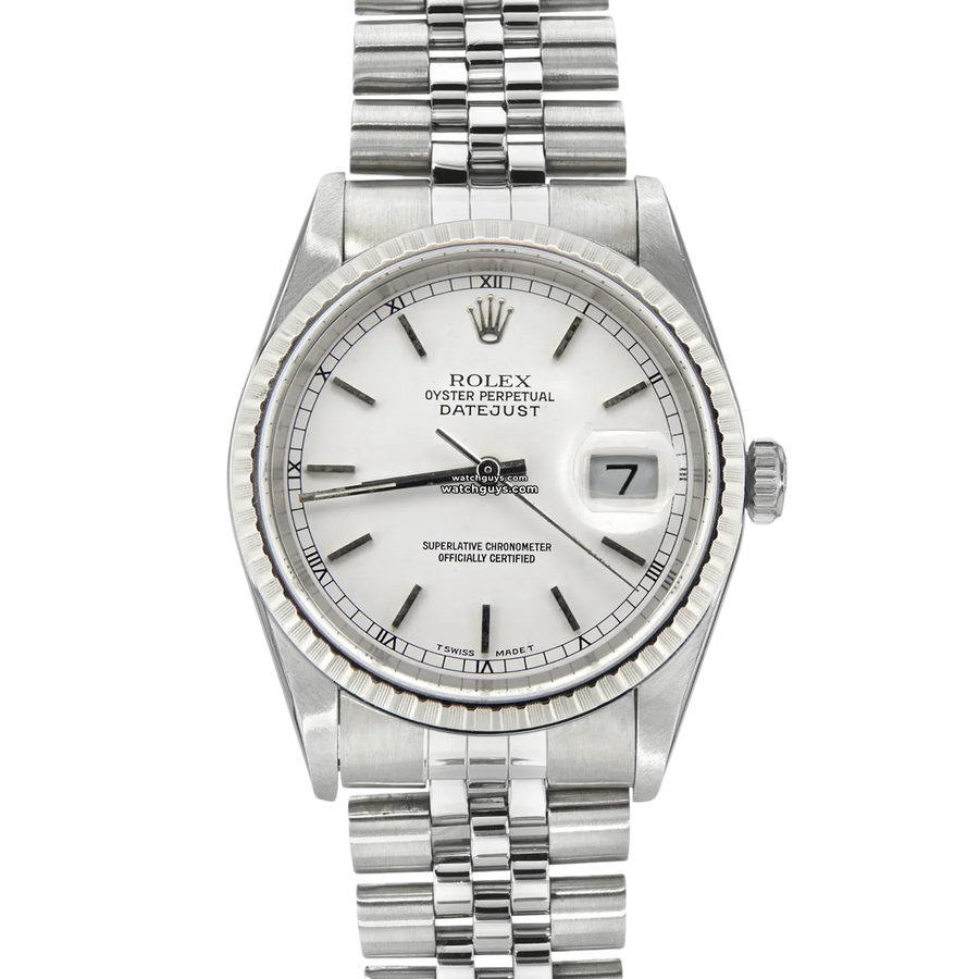 Rolex Datejust 16220 White Jubilee Watches