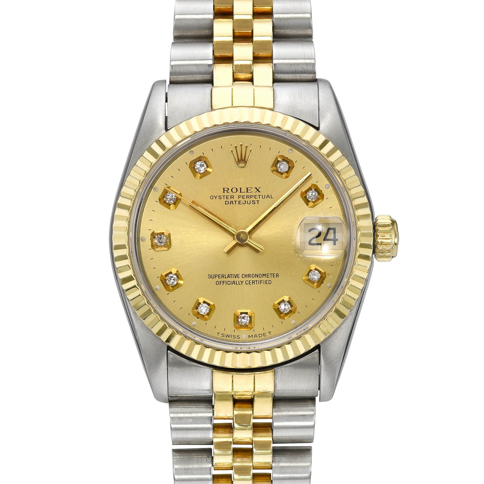 Rolex Datejust 68273 Two Tone 31mm - 100% Authentic – WatchGuys