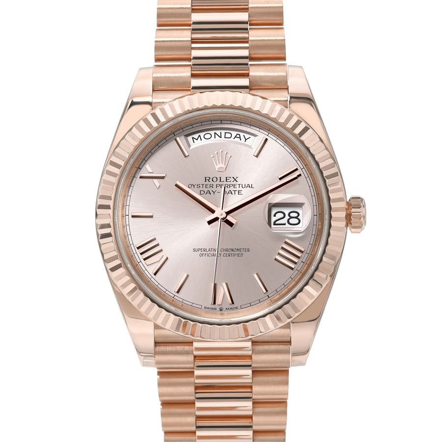 Rolex Day-Date 228235 Sundust 18k Rose Gold 40mm (2023) – WatchGuys