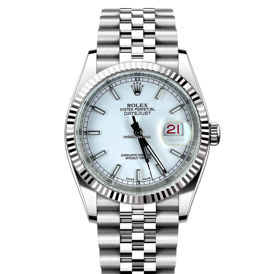 Rolex Datejust 116234 White Jubilee Watches