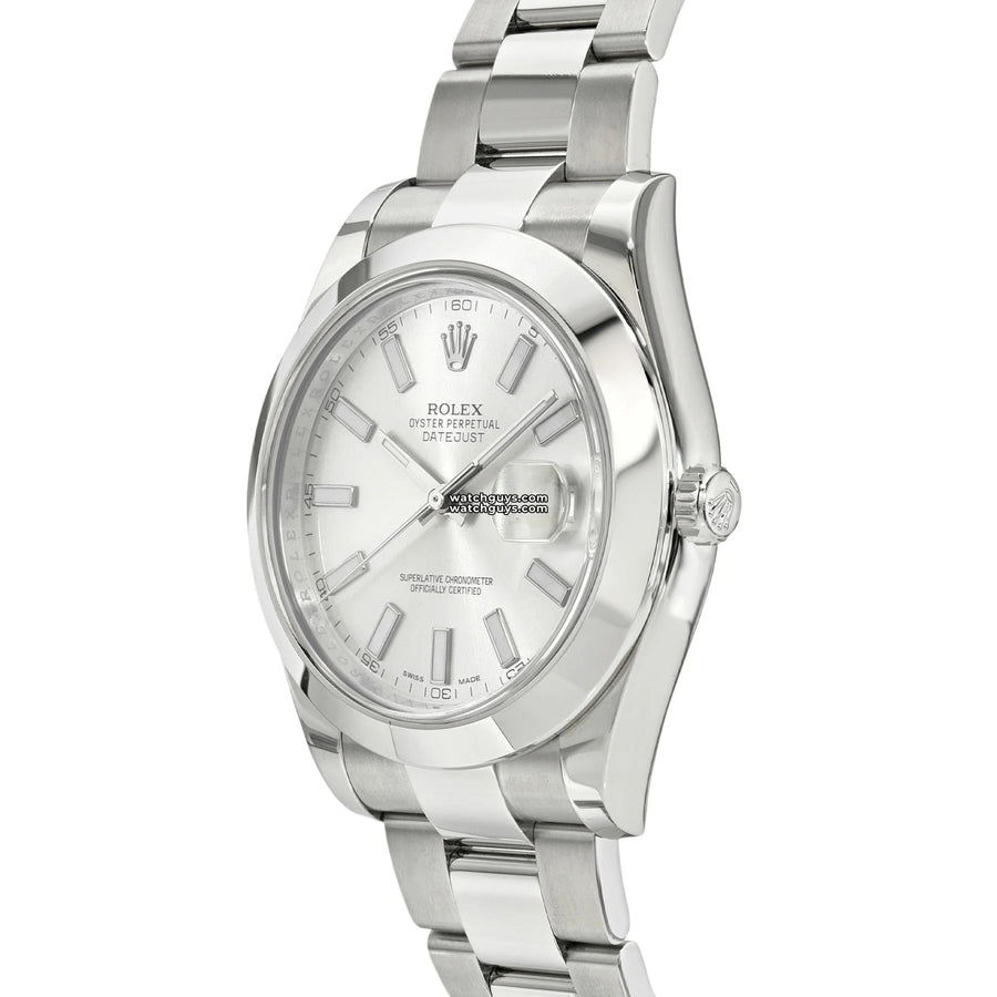 Rolex Datejust 116300 Silver Oyster Watches