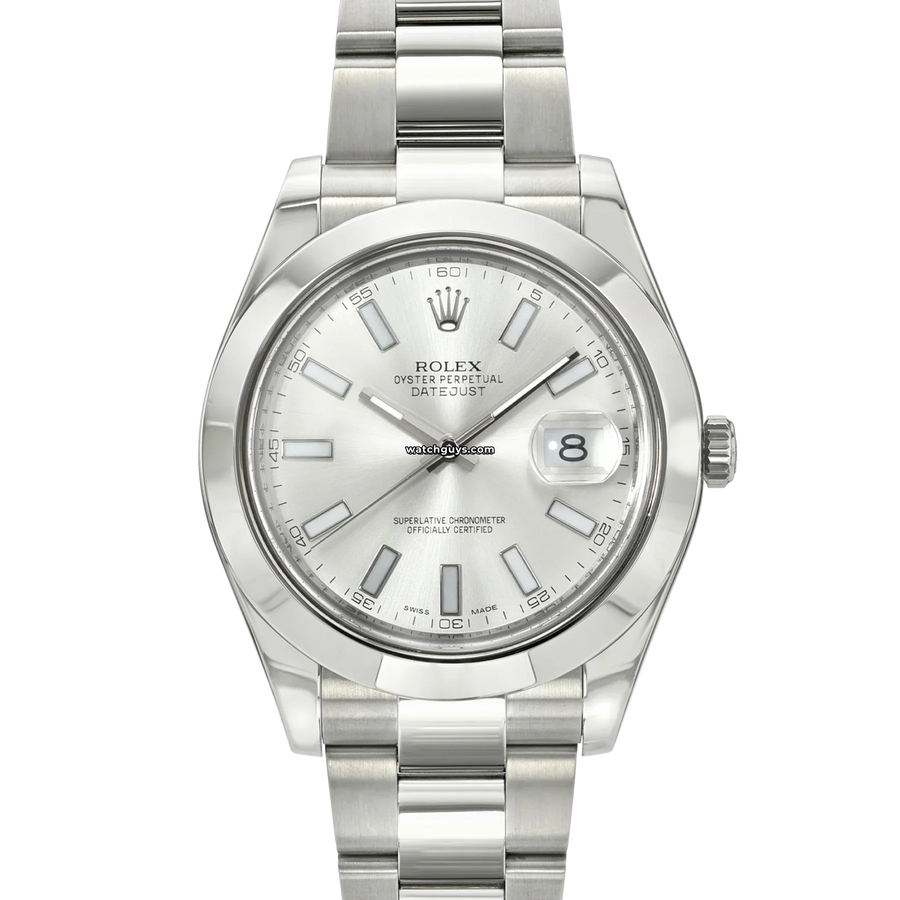 Rolex Datejust 116300 Silver Oyster Watches