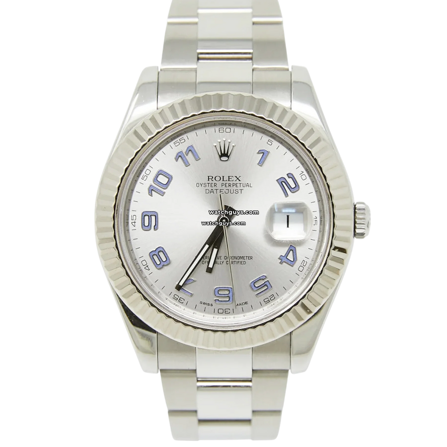 Rolex Datejust 116334 Silver Arabic Watches