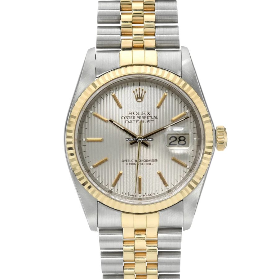 Rolex Datejust 16013 Silver Tapestry Watches