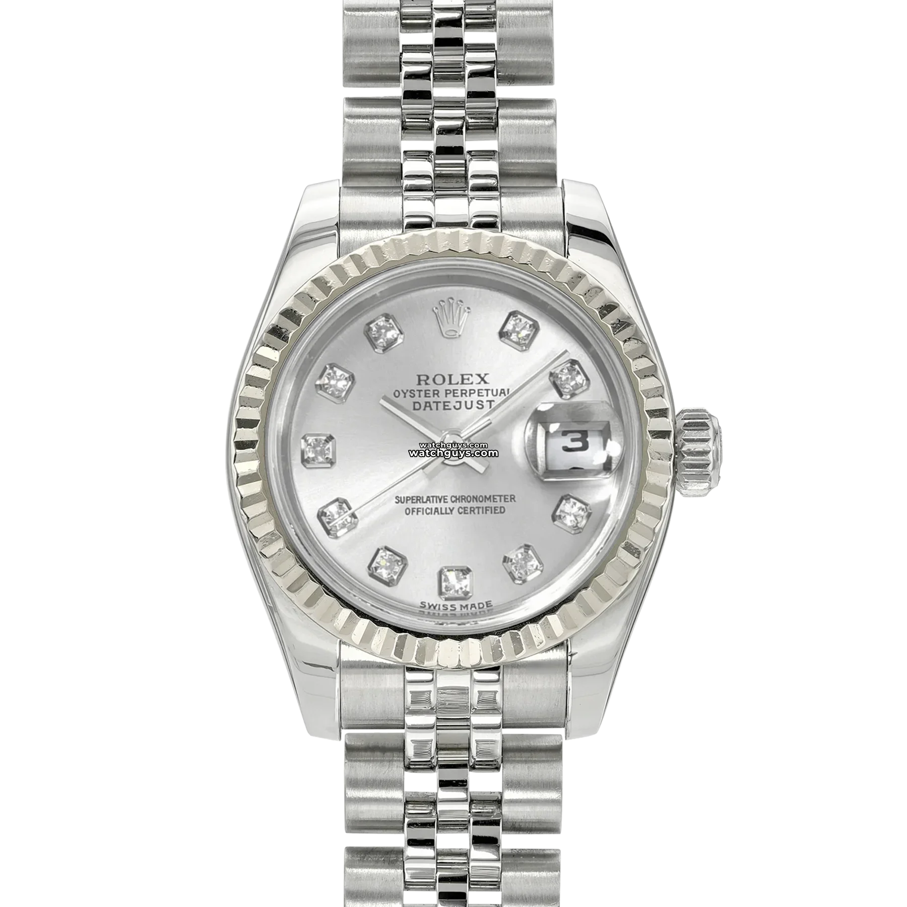 Datejust 179174 Silver Diamond