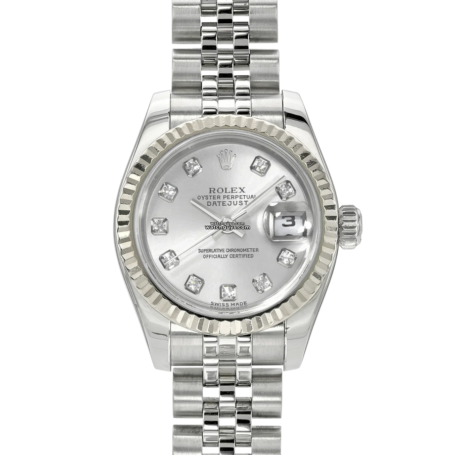 Rolex Datejust 179174 Silver Diamond Watches