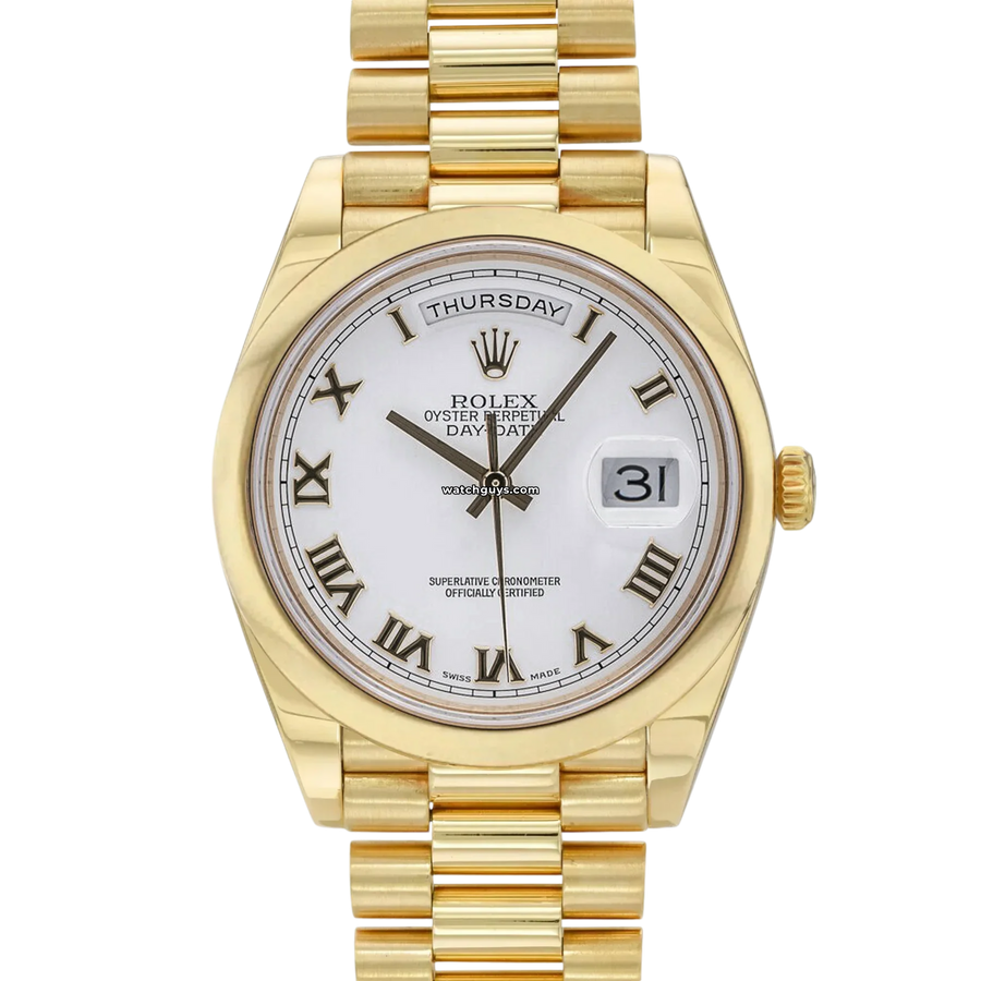 Rolex Day-Date 118208 White Roman President