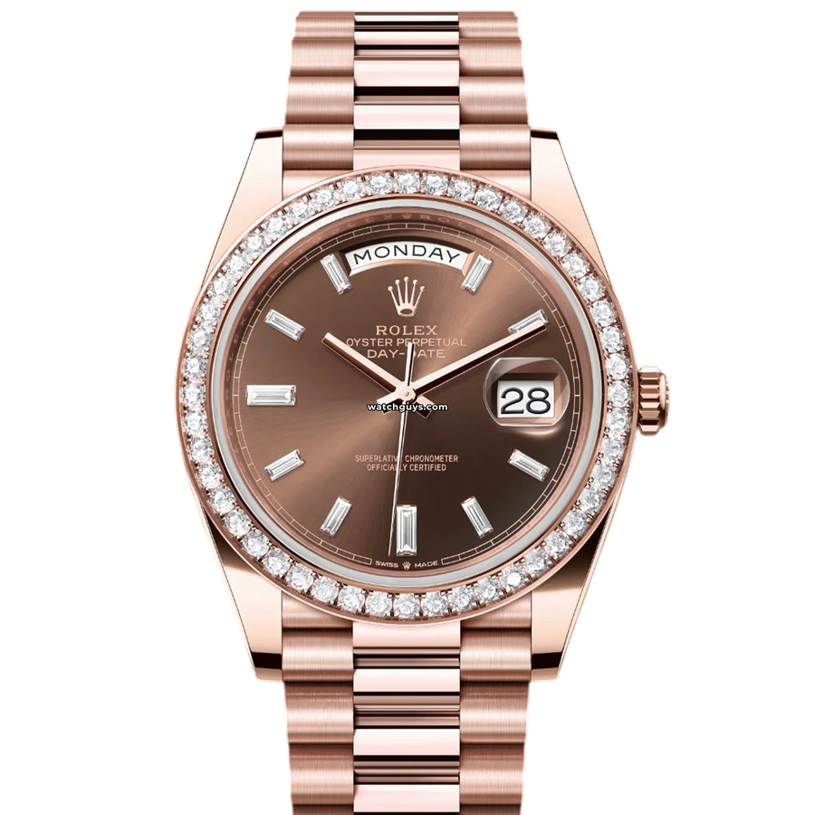 Rolex Day-Date 228345 Chocolate Diamond President Watches