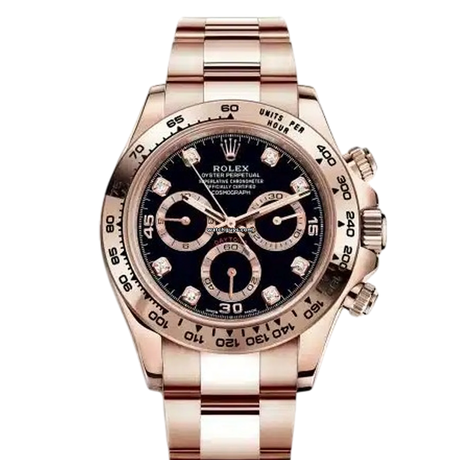 Rolex Daytona 116505 Black Diamond Watches