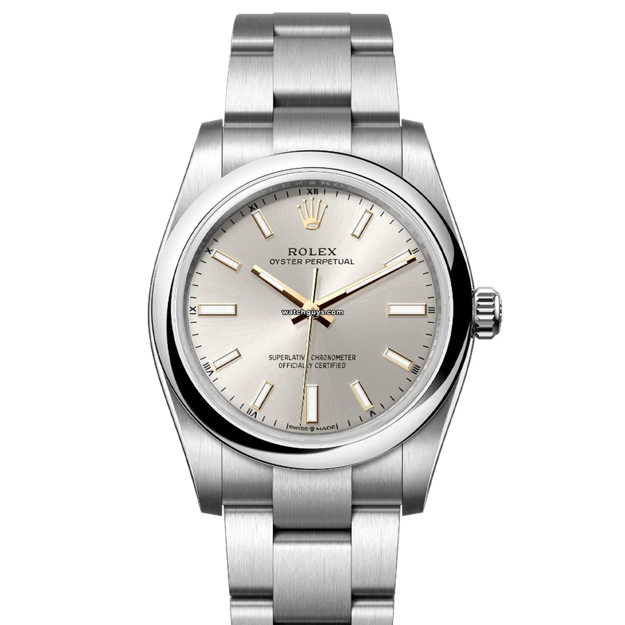 Rolex Oyster Perpetual 124200 Silver Dial