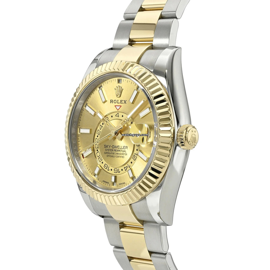 Rolex Sky-Dweller 326933 Champagne Two Tone