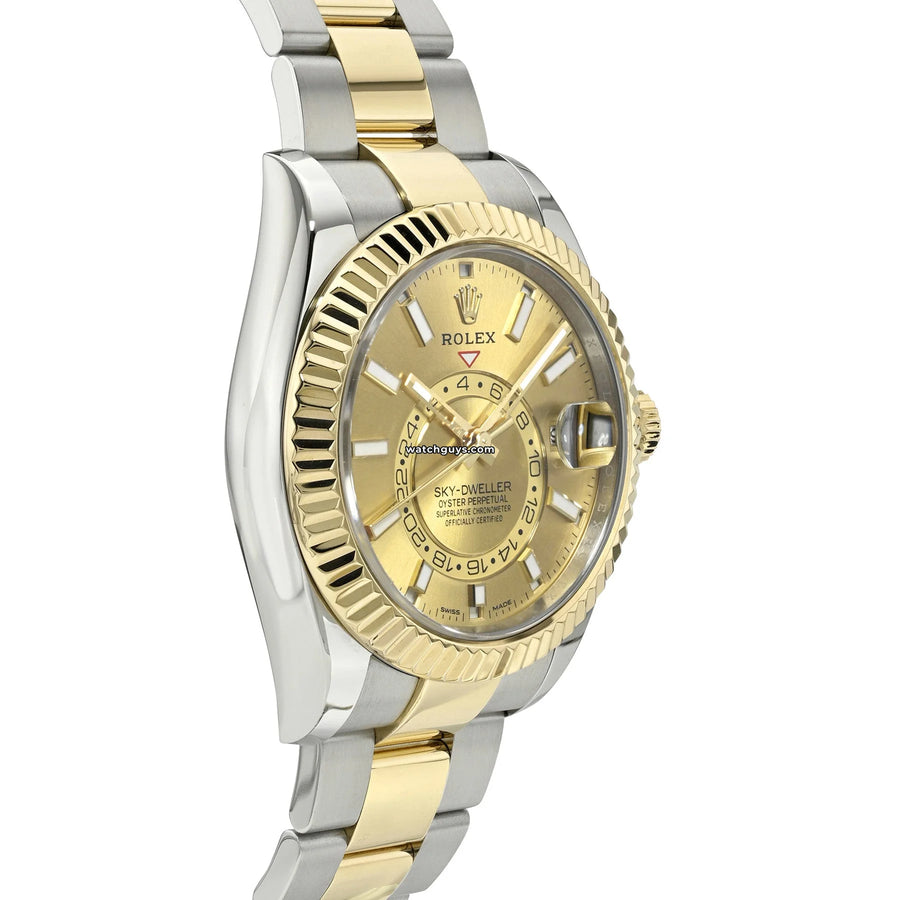 Rolex Sky-Dweller 326933 Champagne Two Tone