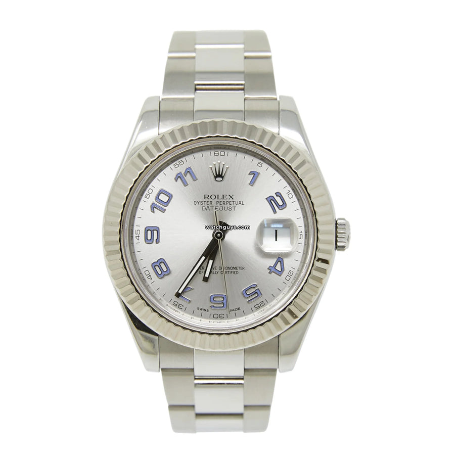 Rolex Datejust 116334 Silver Arabic Watches