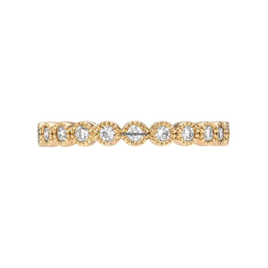 Bezel Set Diamond Eternity Ring 0.48 Carat Tw 18K Rose Gold