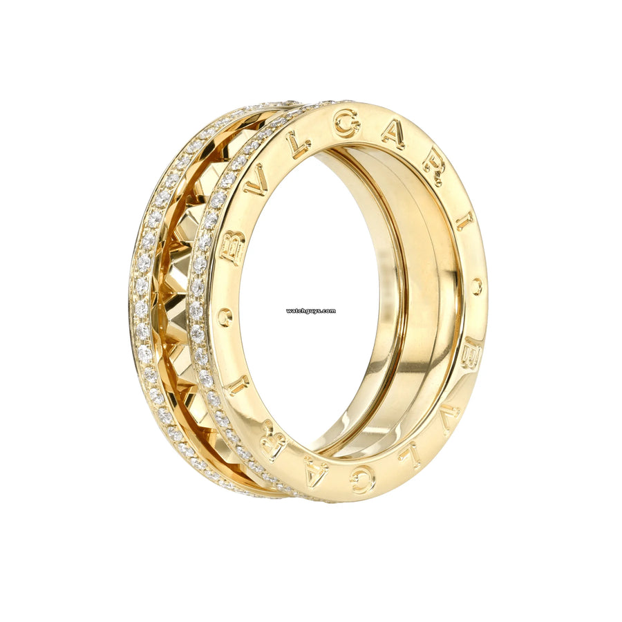 Bvlgari B.zero1 Rock Diamond Yellow Gold Ring