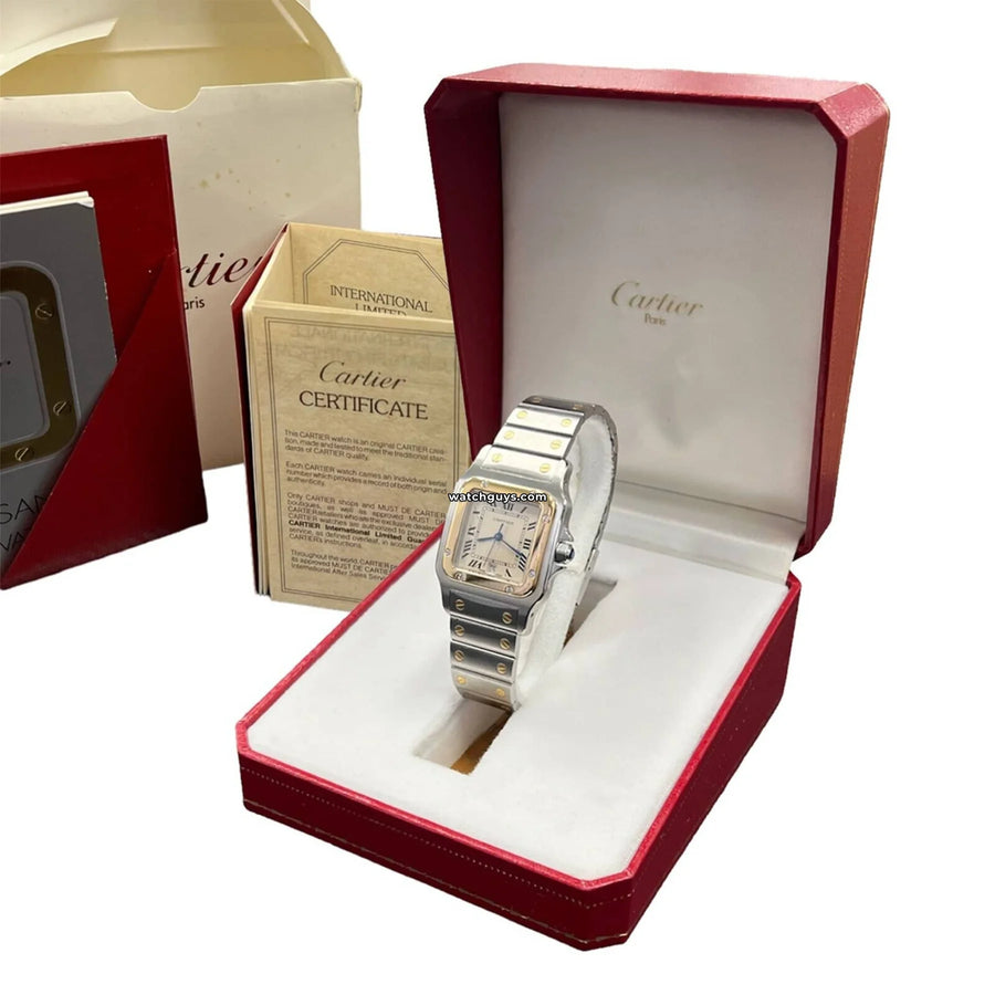 Cartier Santos Galbee 187901 Steel & Yellow Gold