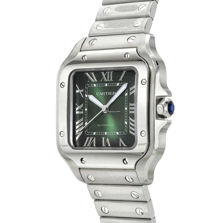 Cartier Santos Medium Wssa0061 Green