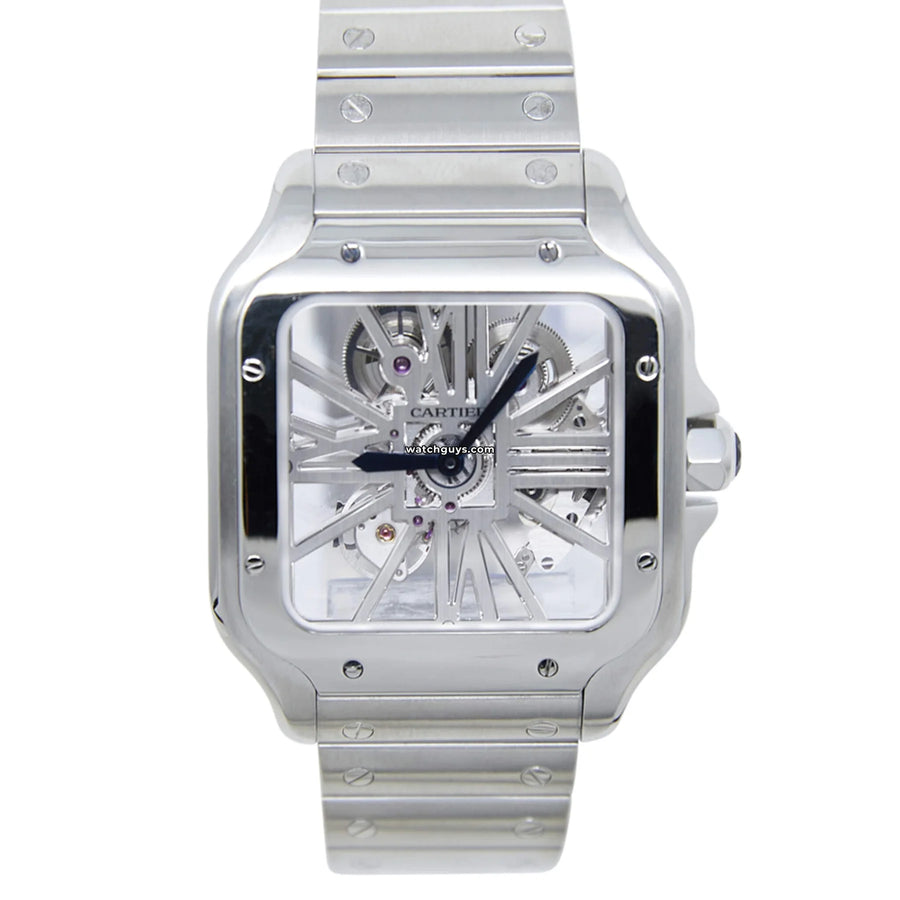 Cartier Santos Skeleton Large Whsa0015