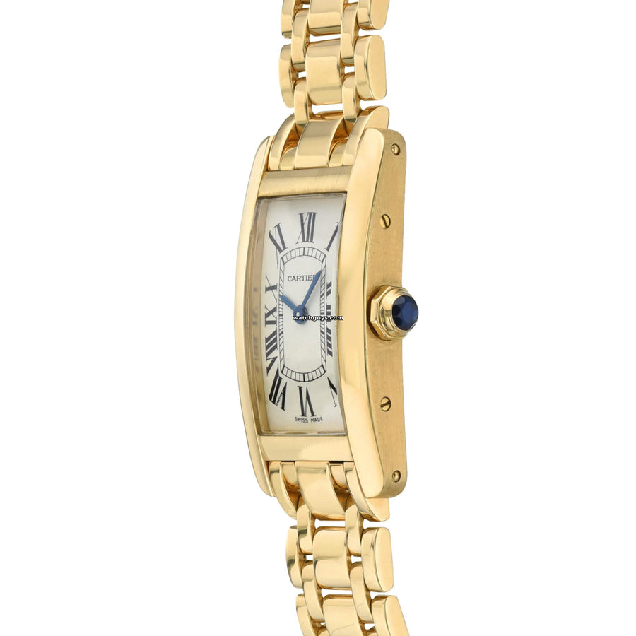 Cartier Tank Americaine W26015K2 Yellow Gold