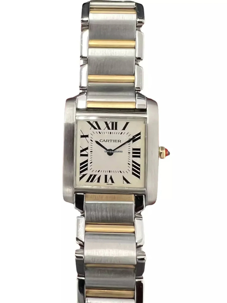 Cartier Tank Francaise 2301 Beige Dial Watches