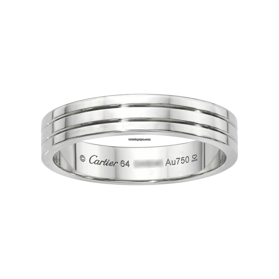 Cartier Verdome Louis Wedding Band 18K White Gold