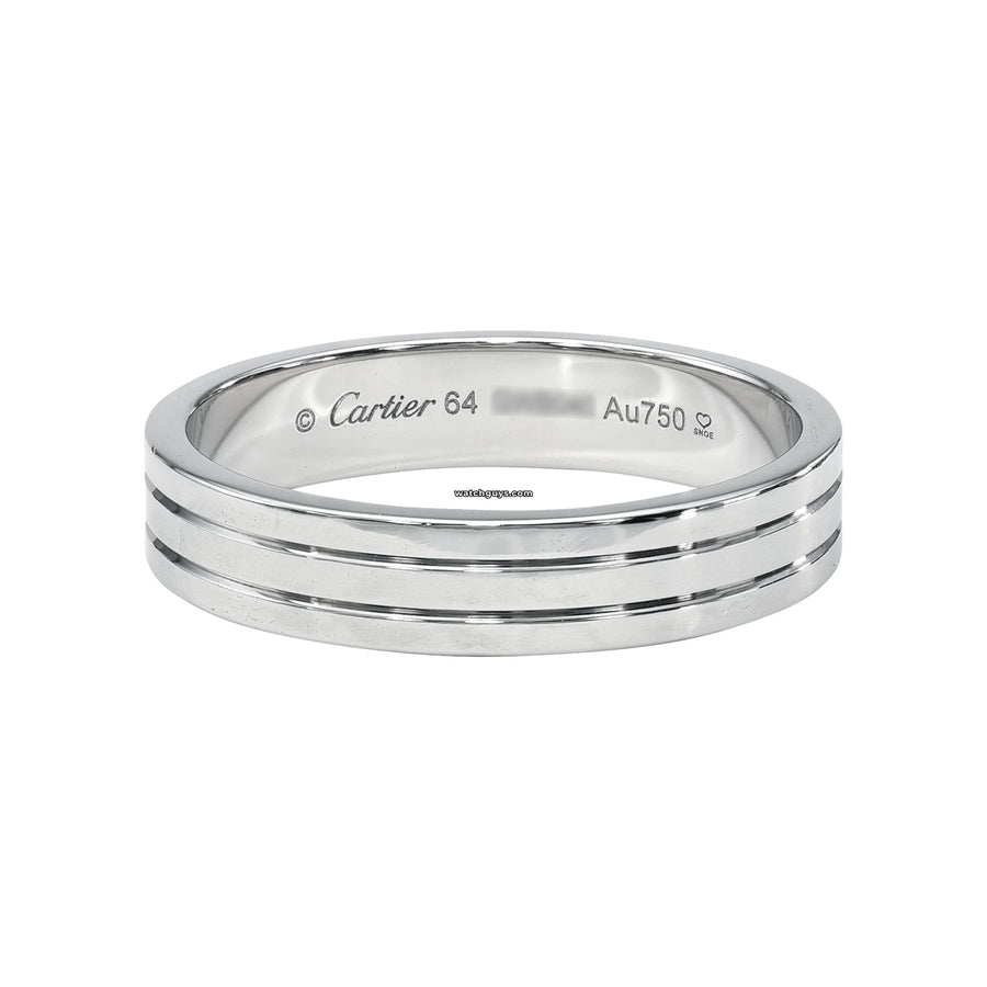 Cartier Verdome Louis Wedding Band 18K White Gold