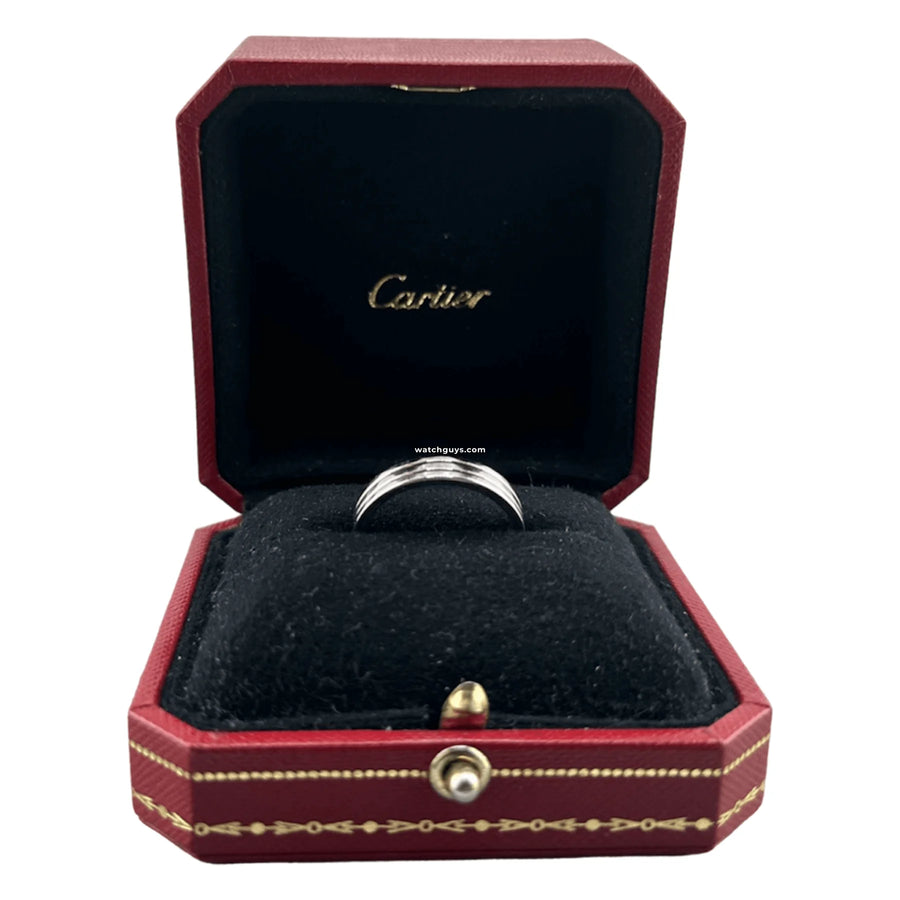 Cartier Verdome Louis Wedding Band 18K White Gold