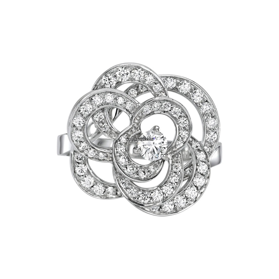 Chanel Fil De Camélia Diamond Ring