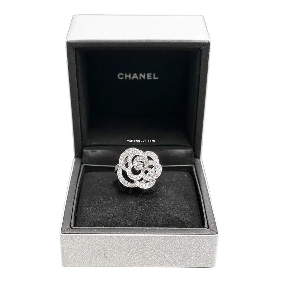 Chanel Fil De Camélia Diamond Ring