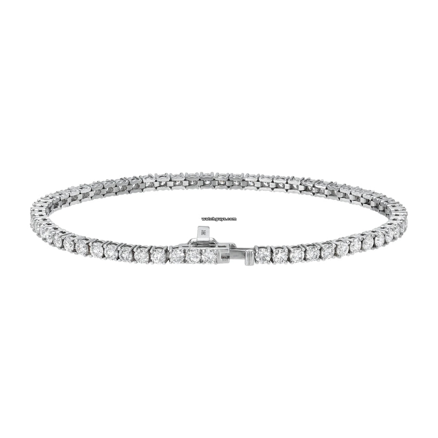 Diamond Tennis Bracelet 4.70 Carat Tw 18K White Gold