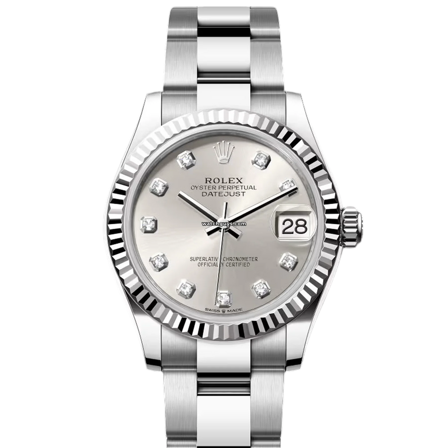 Rolex Datejust 278274 Silver Diamond Watches