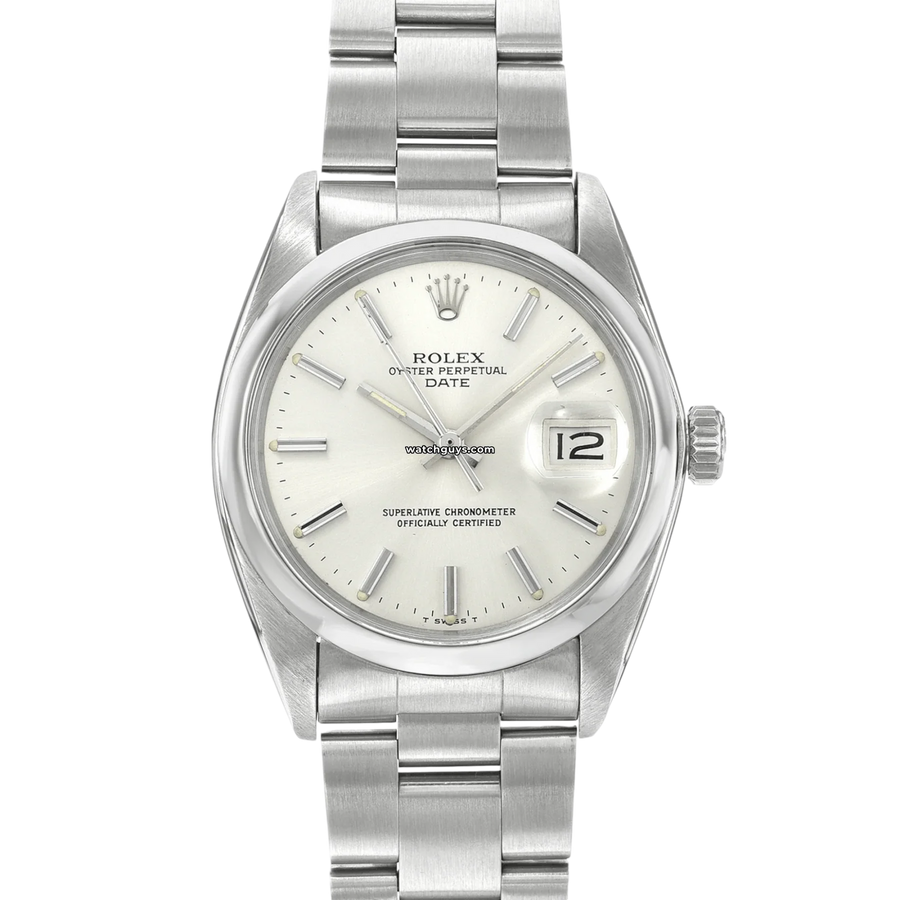 Rolex Date 1500 Silver Watches