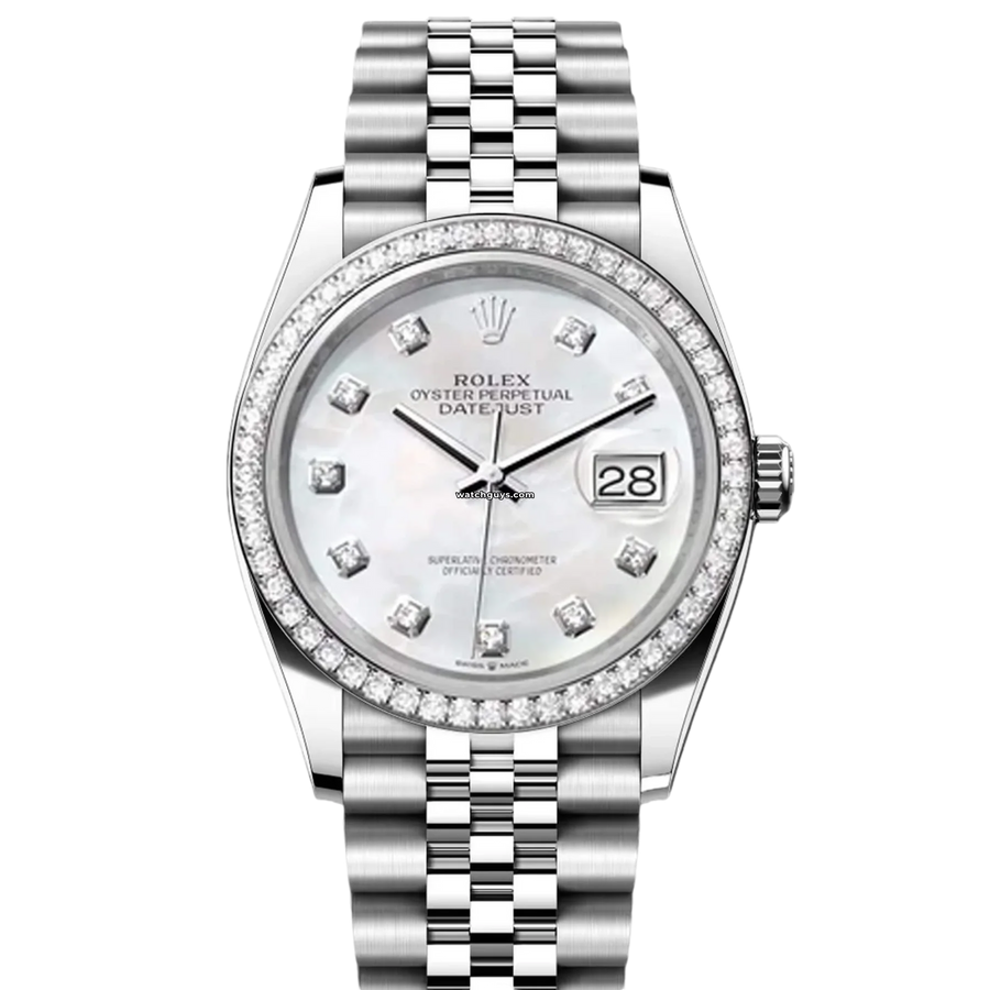 Rolex Datejust 116200 Mother Of Pearl Diamond Watches