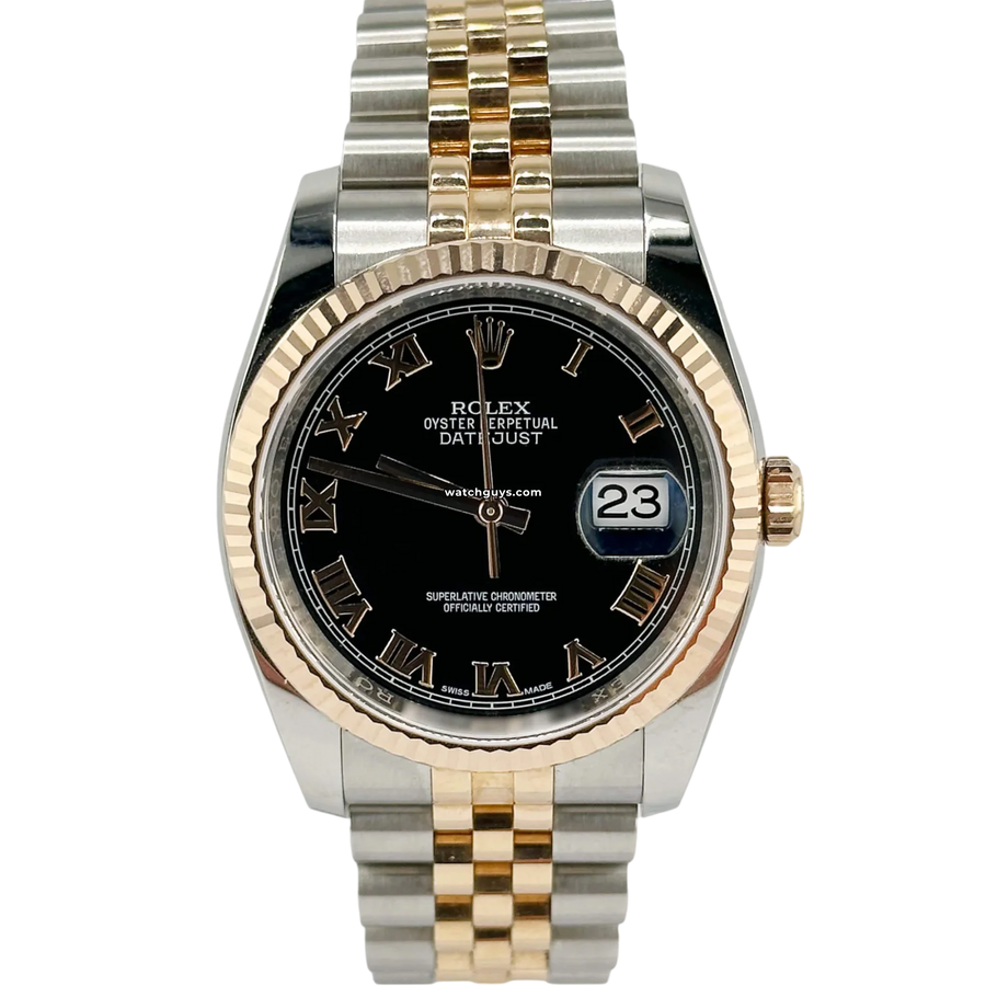 Rolex Datejust 116231 Black Roman