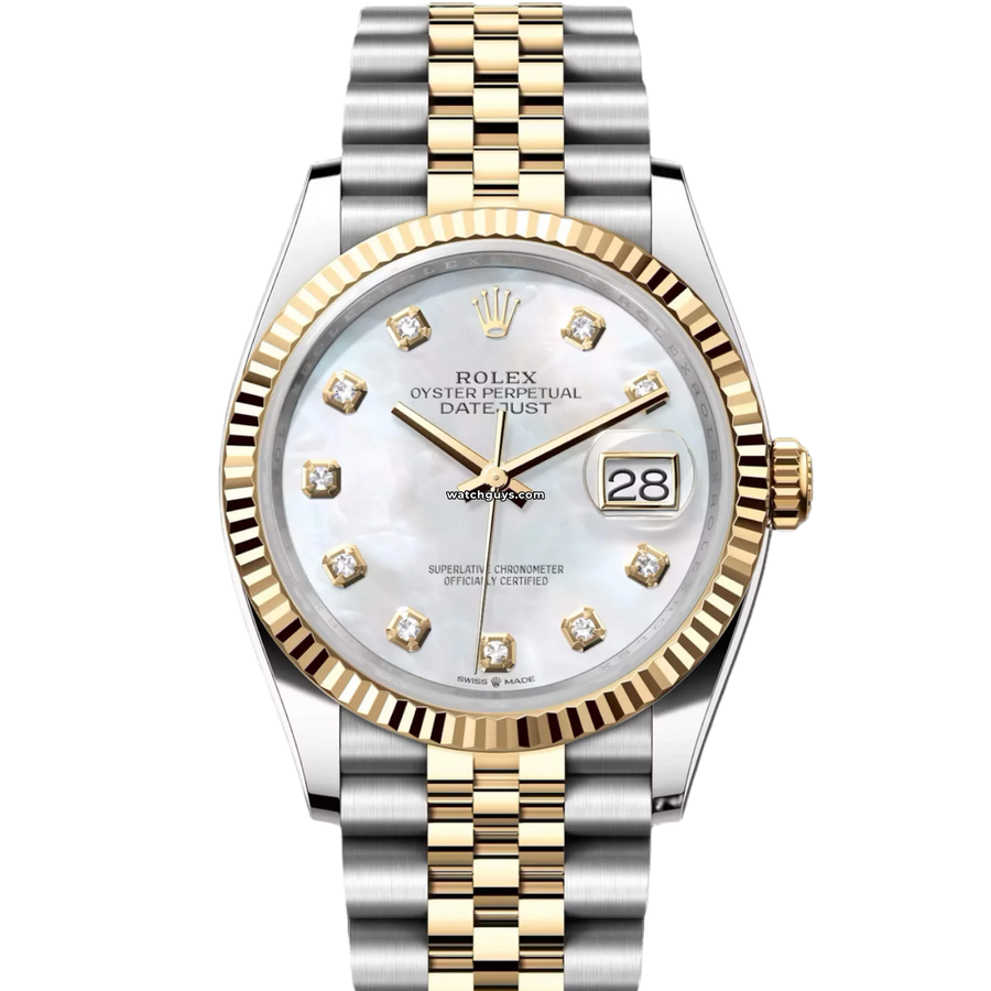 Rolex Datejust 116233 Mother Of Pearl Diamond Jubilee Watches