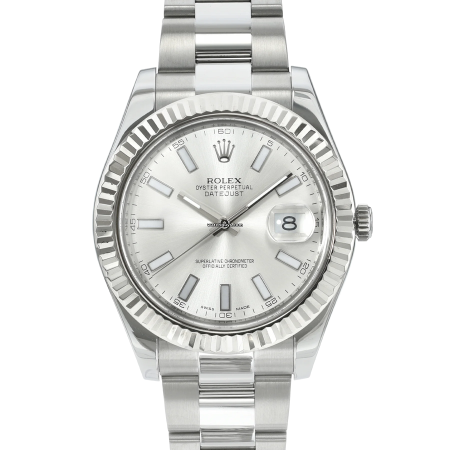 Rolex Datejust 116334 Silver Oyster Watches