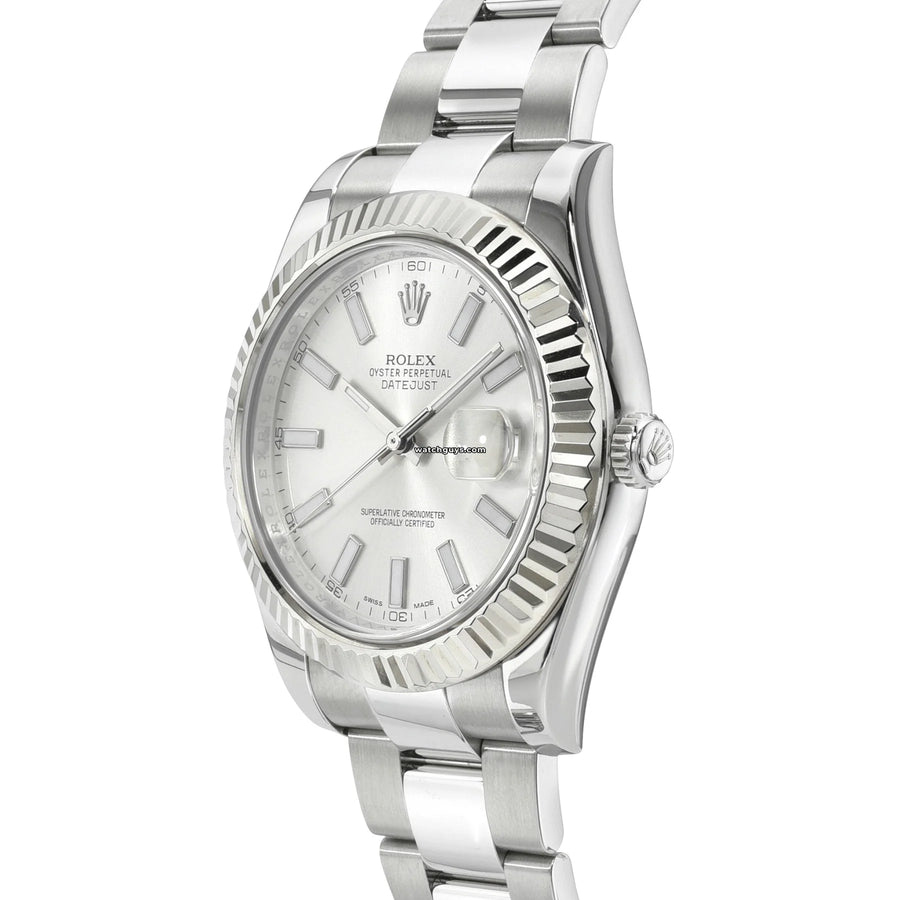 Rolex Datejust 116334 Silver Oyster Watches