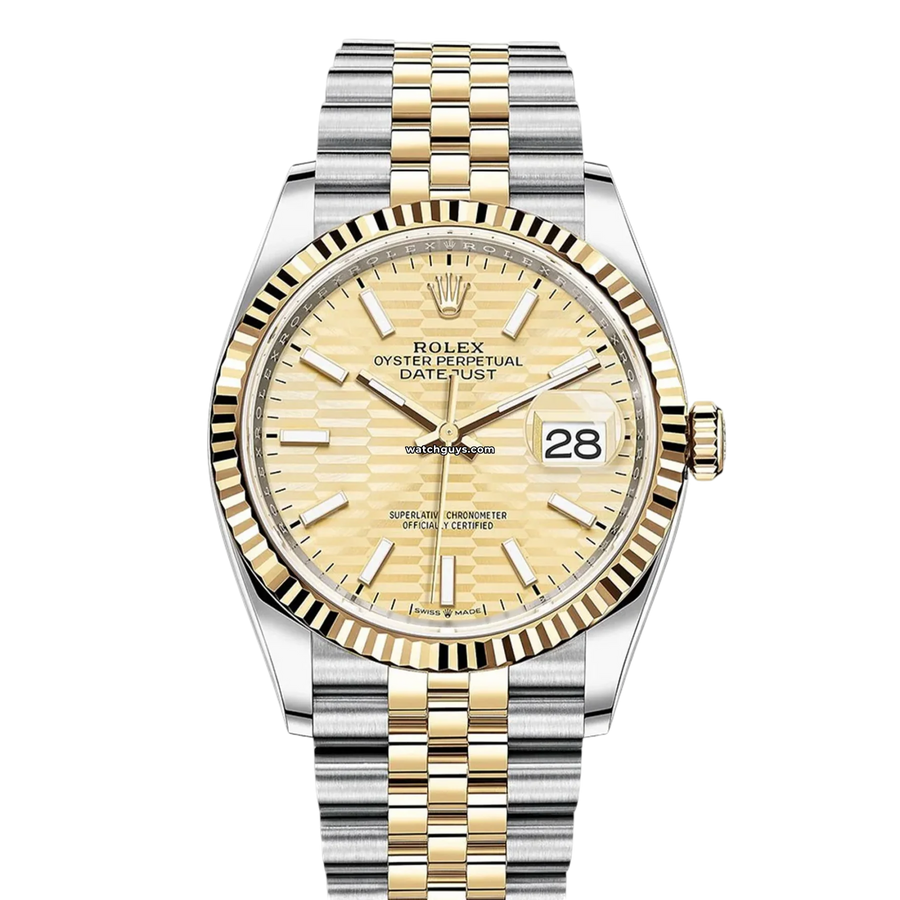 Rolex Datejust 126233 Champagne Motif Watches