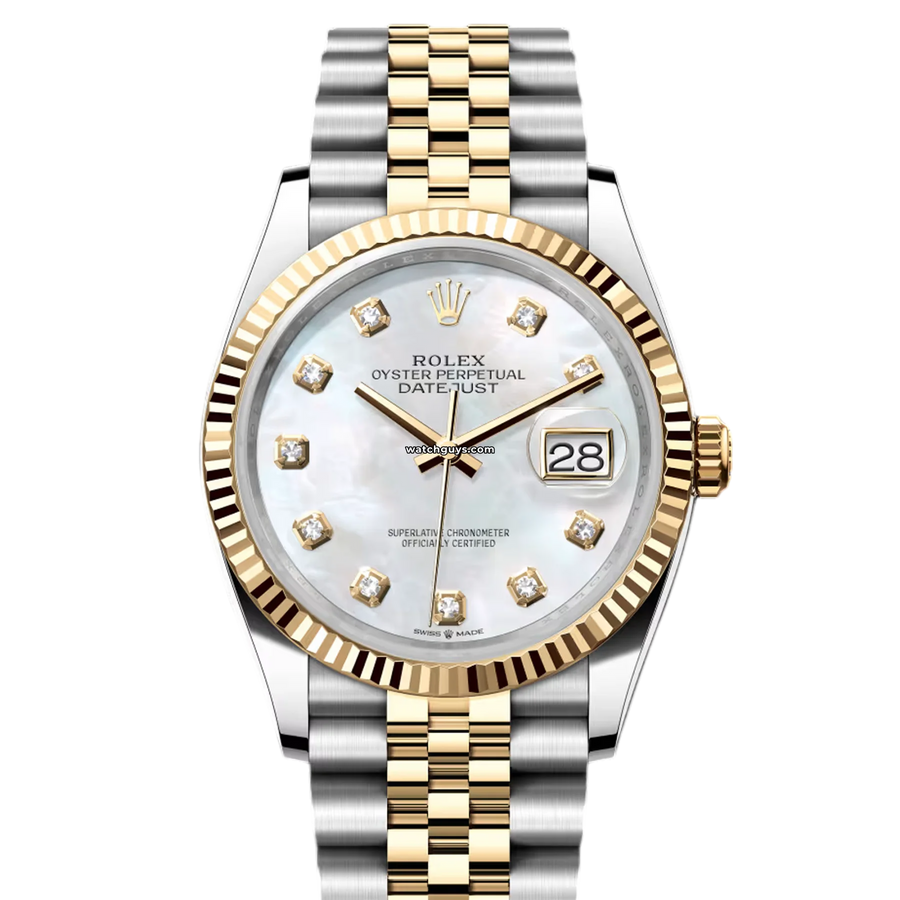 Rolex Datejust 126233 Mother Of Pearl Diamond Jubilee Watches