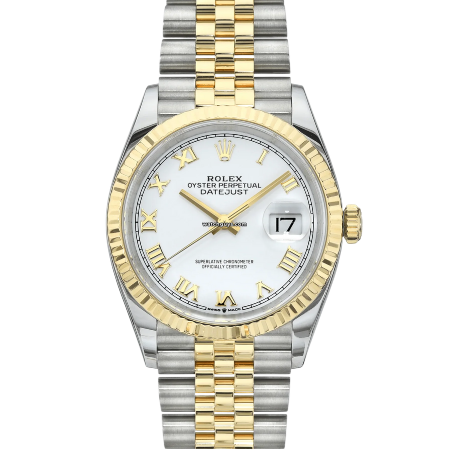 Rolex Datejust 126233 White Roman Watches