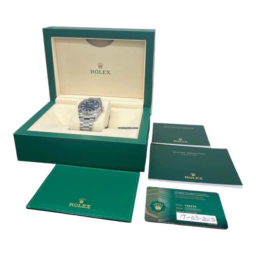 Rolex Datejust 126234 Blue Motif Watches