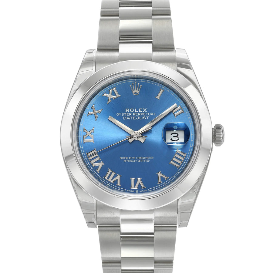 Rolex Datejust 126300 Azzurro Blue / Oyster Watches