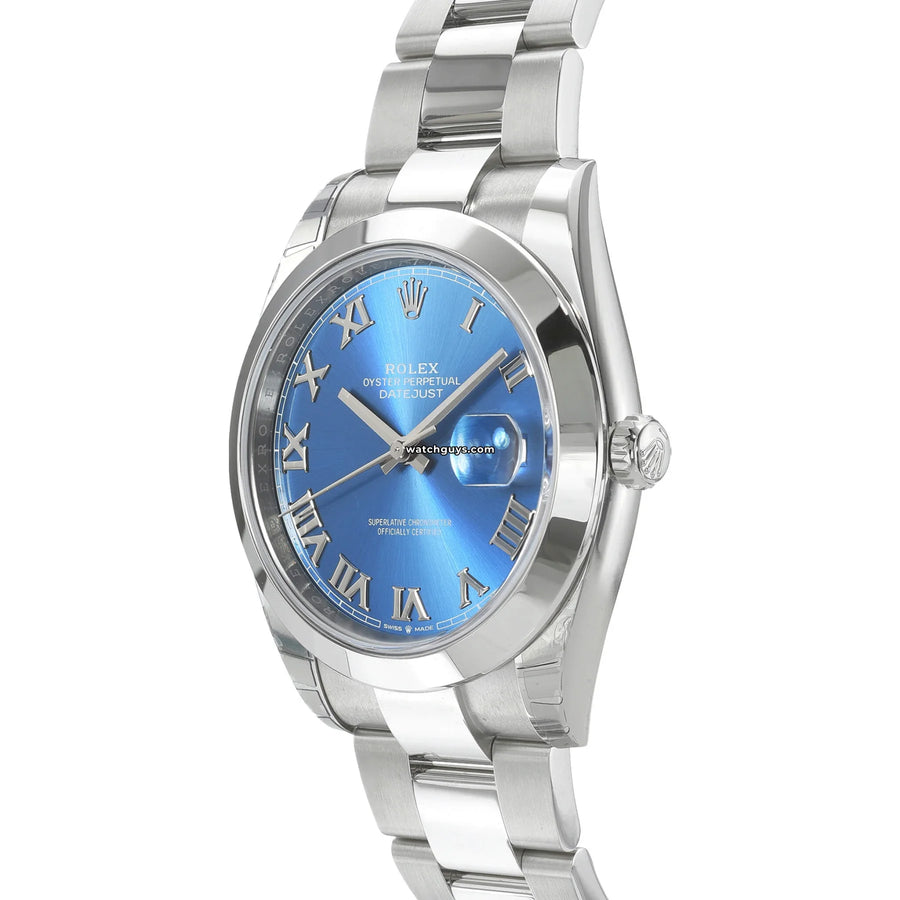 Rolex Datejust 126300 Azzurro Blue Oyster Watches